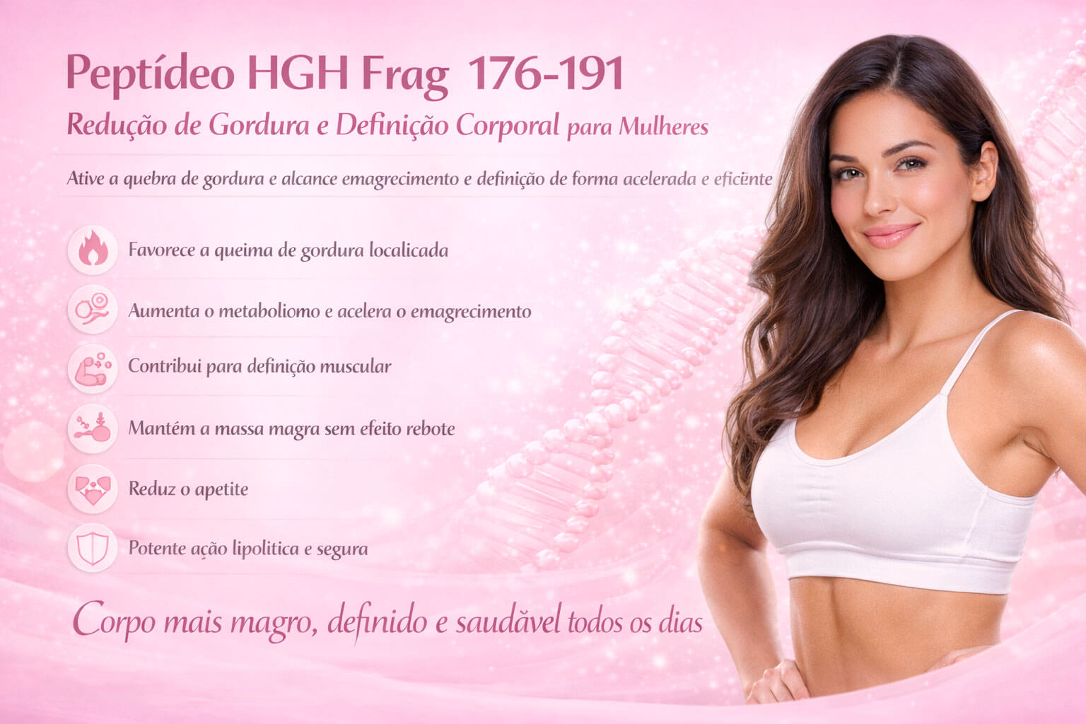 Peptídeo HGH Frag 176-191